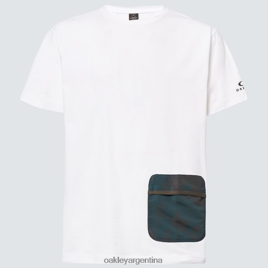 Oakley camiseta con bolsillo de pasión por los viajes NBFV422332 ropa blanco