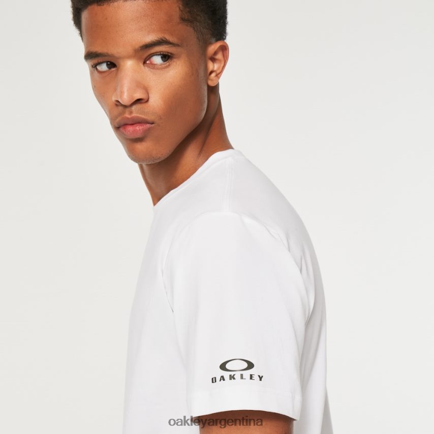 Oakley camiseta con bolsillo de pasión por los viajes NBFV422332 ropa blanco