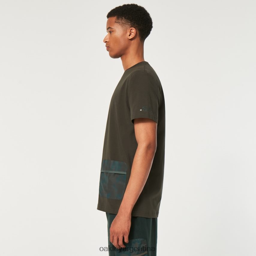 Oakley camiseta con bolsillo de pasión por los viajes NBFV422333 ropa nuevo pincel oscuro