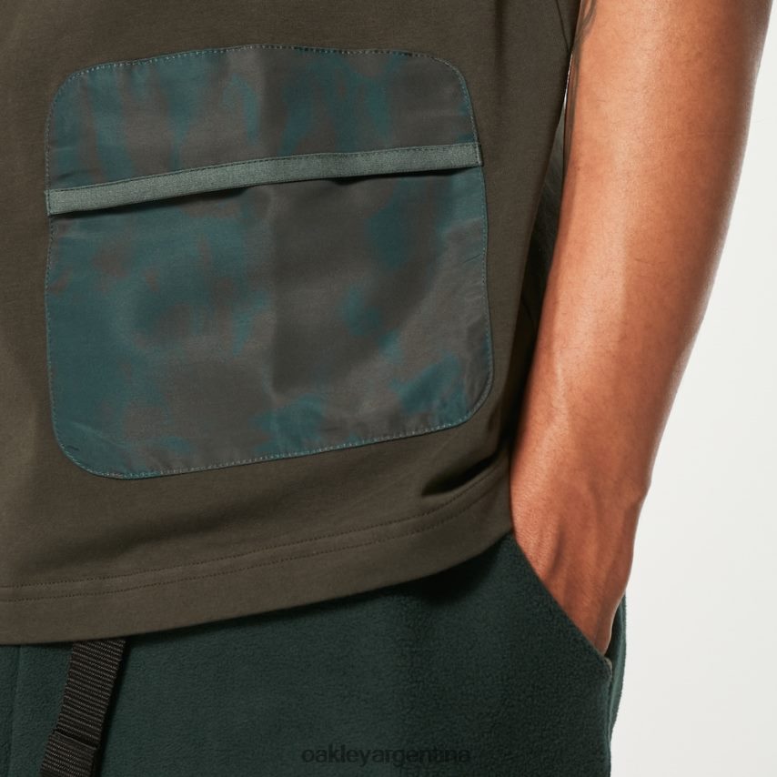 Oakley camiseta con bolsillo de pasión por los viajes NBFV422333 ropa nuevo pincel oscuro