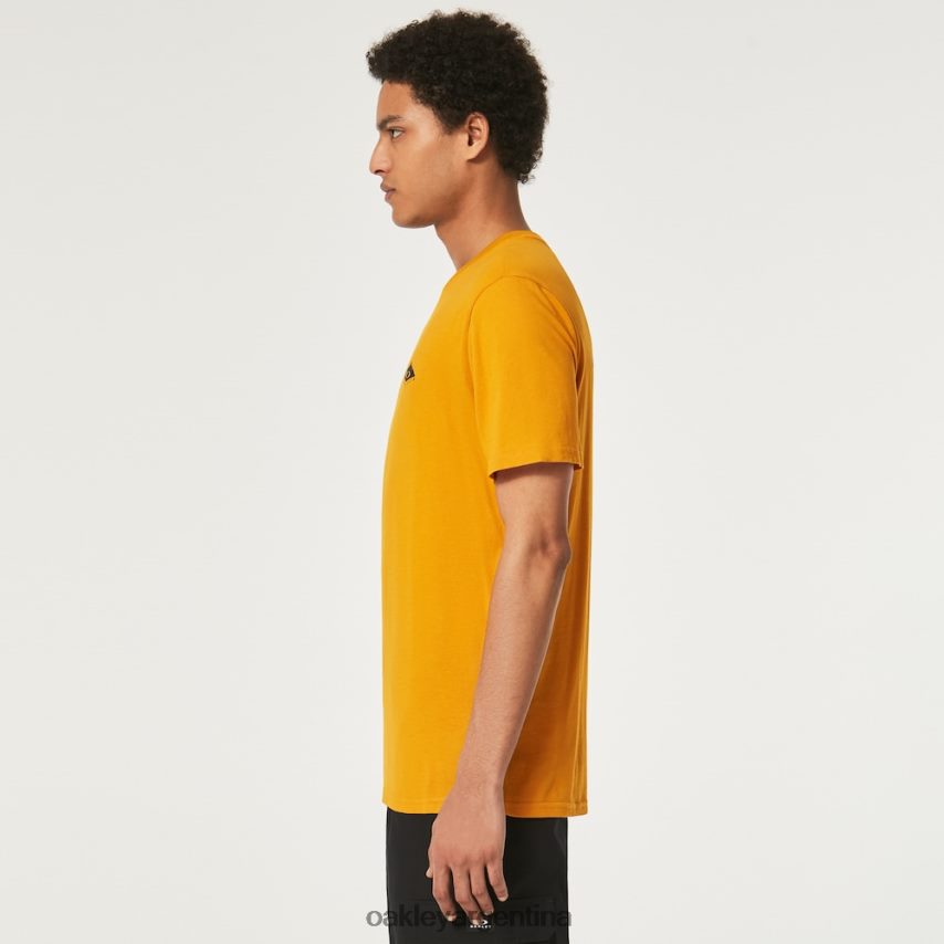 Oakley camiseta con elipse de pico NBFV422343 ropa ámbar amarillo