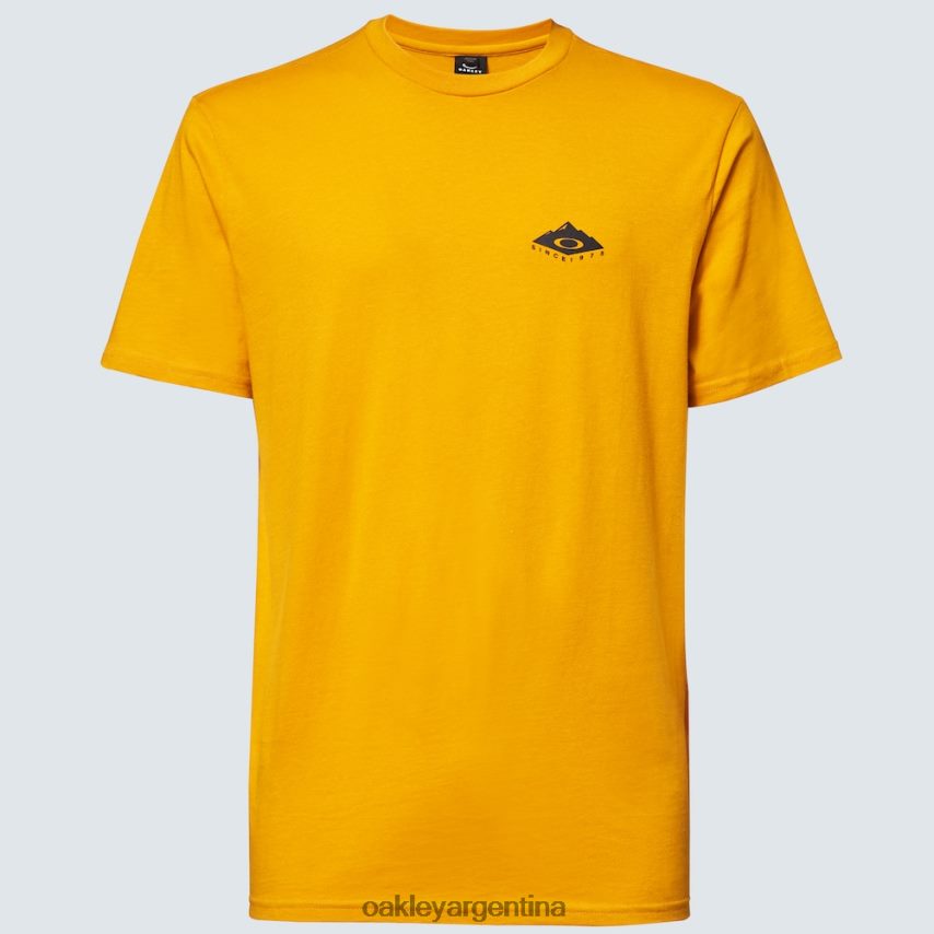 Oakley camiseta con elipse de pico NBFV422343 ropa ámbar amarillo