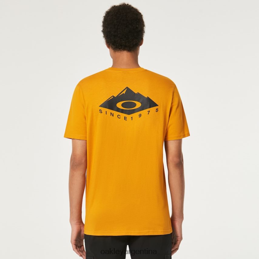 Oakley camiseta con elipse de pico NBFV422343 ropa ámbar amarillo