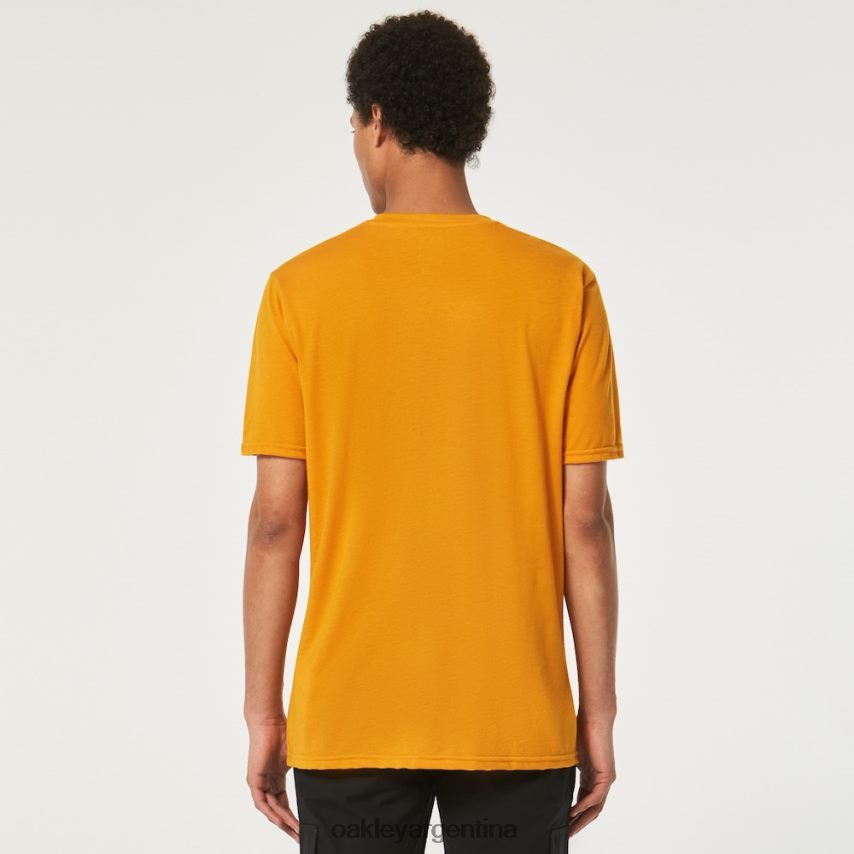 Oakley camiseta con líneas degradadas b1b rc NBFV422335 ropa ámbar amarillo
