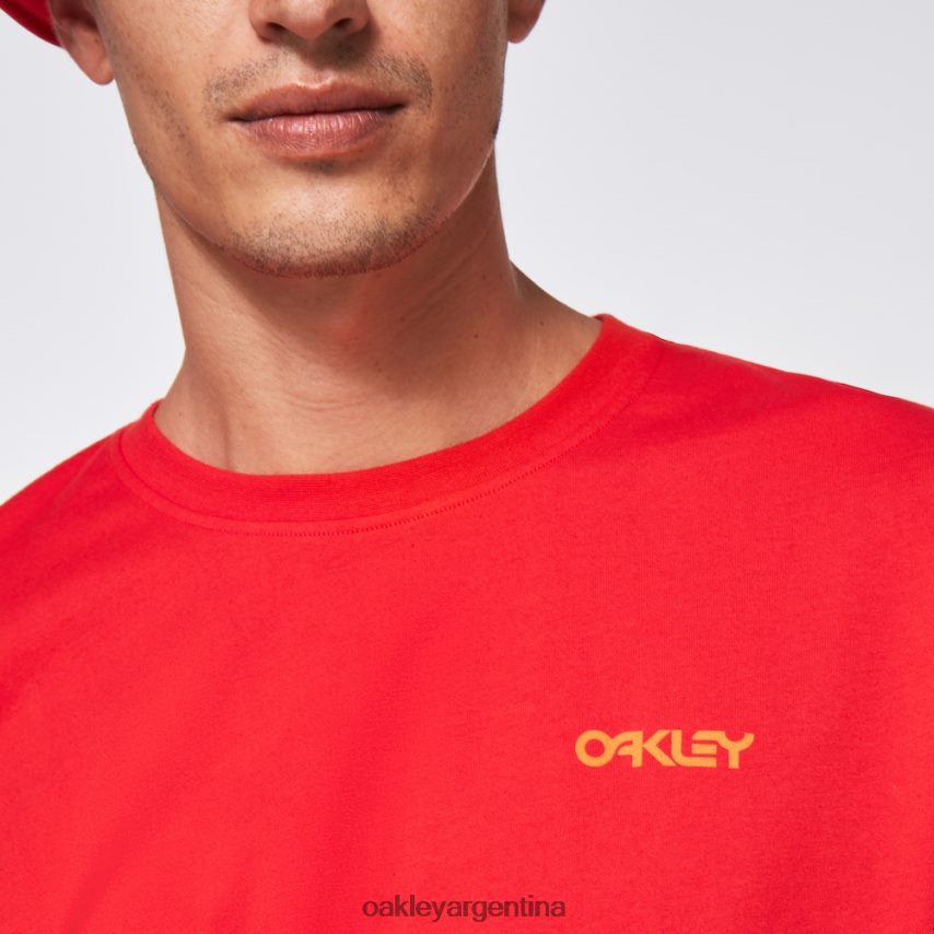 Oakley camiseta con visera tradicional NBFV422417 ropa rojo amapola