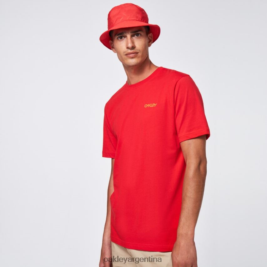 Oakley camiseta con visera tradicional NBFV422417 ropa rojo amapola