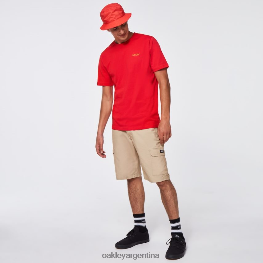 Oakley camiseta con visera tradicional NBFV422417 ropa rojo amapola