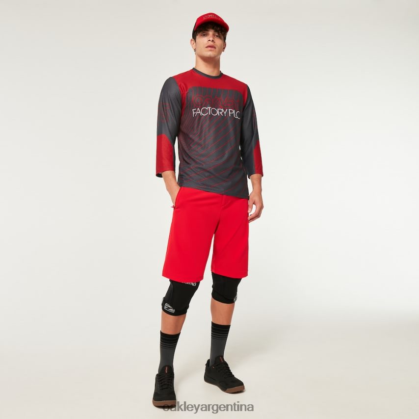 Oakley camiseta de buscador '75 ls NBFV422272 ropa gris uniforme