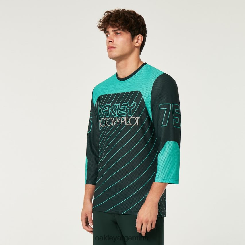 Oakley camiseta de buscador '75 ls NBFV422274 ropa cazador verde