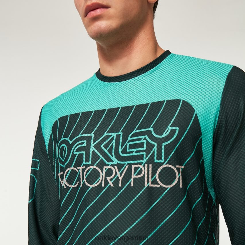 Oakley camiseta de buscador '75 ls NBFV422274 ropa cazador verde