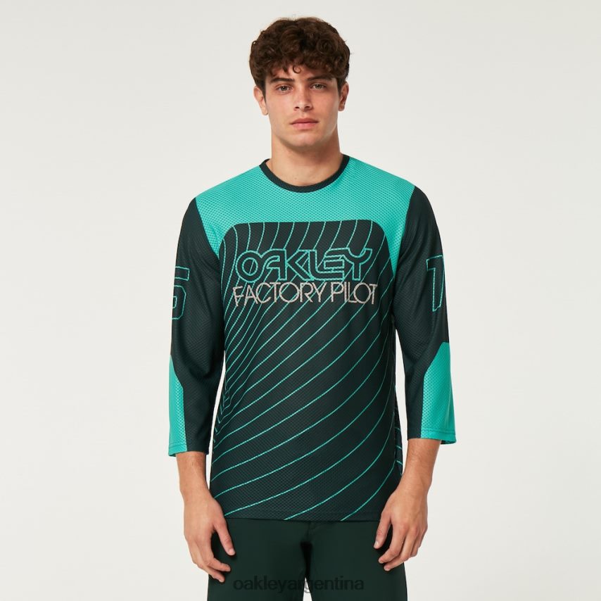 Oakley camiseta de buscador '75 ls NBFV422274 ropa cazador verde