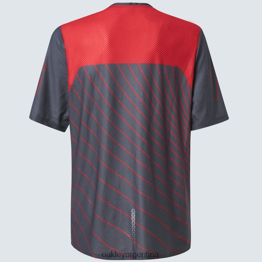 Oakley camiseta de buscador '75 ss NBFV422269 ropa gris uniforme