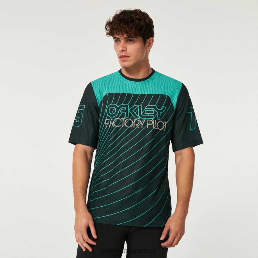 Oakley camiseta de buscador '75 ss NBFV422271 ropa cazador verde