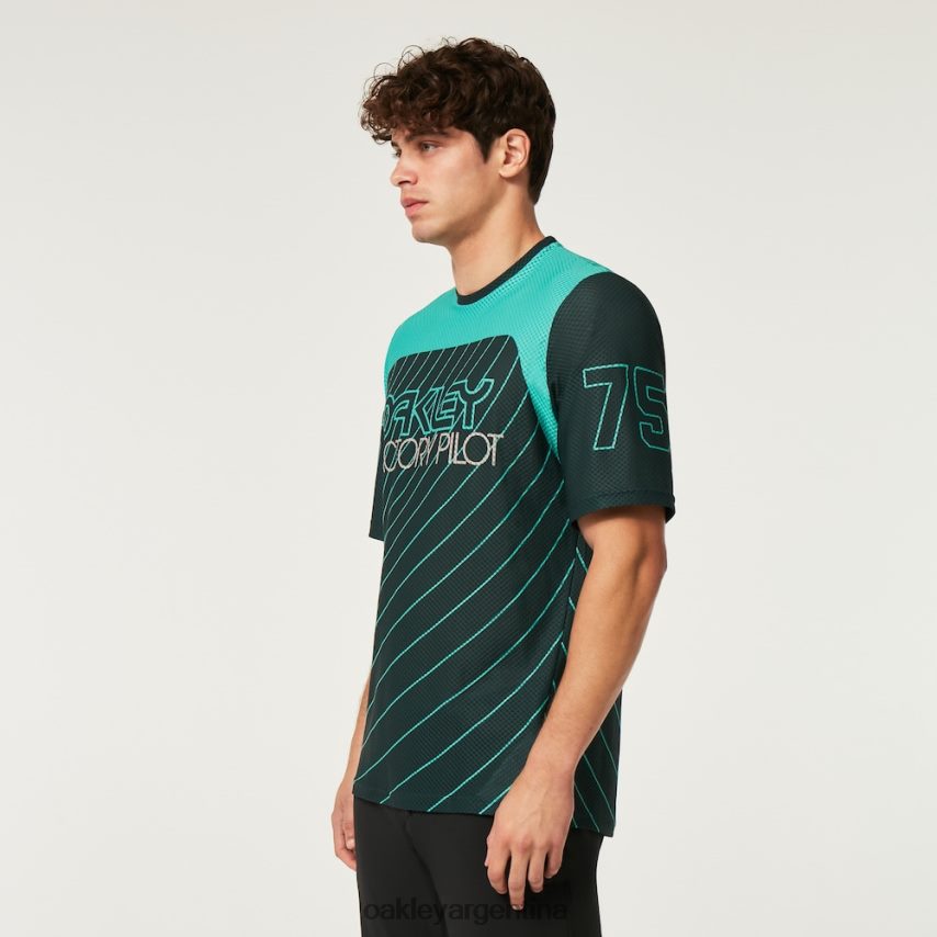 Oakley camiseta de buscador '75 ss NBFV422271 ropa cazador verde