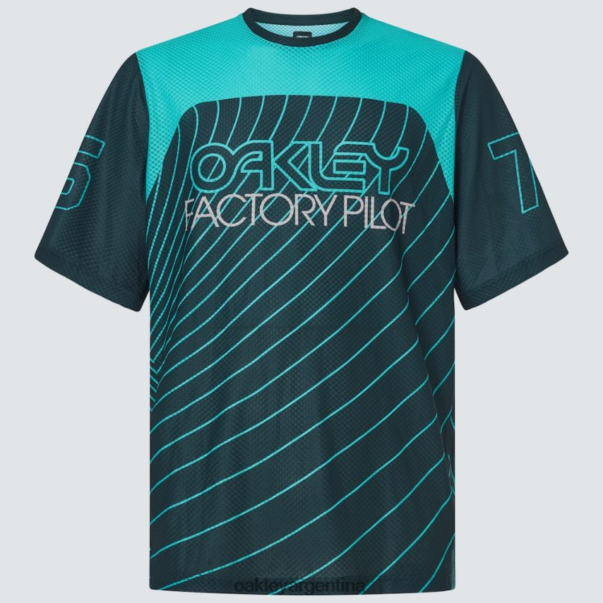 Oakley camiseta de buscador '75 ss NBFV422271 ropa cazador verde