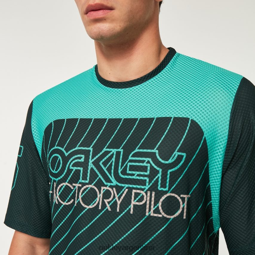 Oakley camiseta de buscador '75 ss NBFV422271 ropa cazador verde