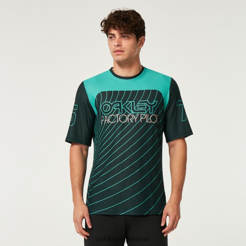 Oakley camiseta de buscador '75 ss NBFV422271 ropa cazador verde