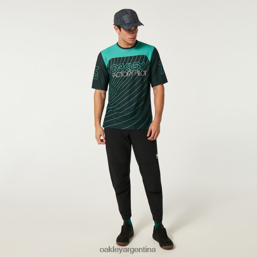 Oakley camiseta de buscador '75 ss NBFV422271 ropa cazador verde