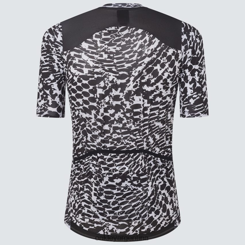 Oakley camiseta de camuflaje Endurance Dazzle NBFV422261 ropa abstracto blanco y negro