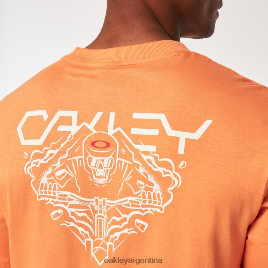 Oakley camiseta de carga dura NBFV422193 ropa naranja suave