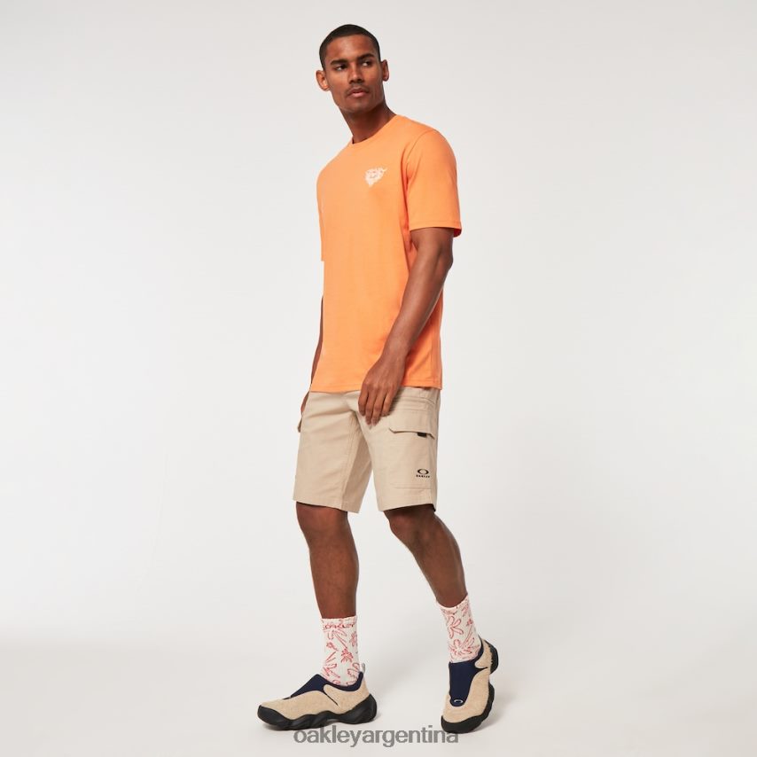 Oakley camiseta de carga dura NBFV422193 ropa naranja suave