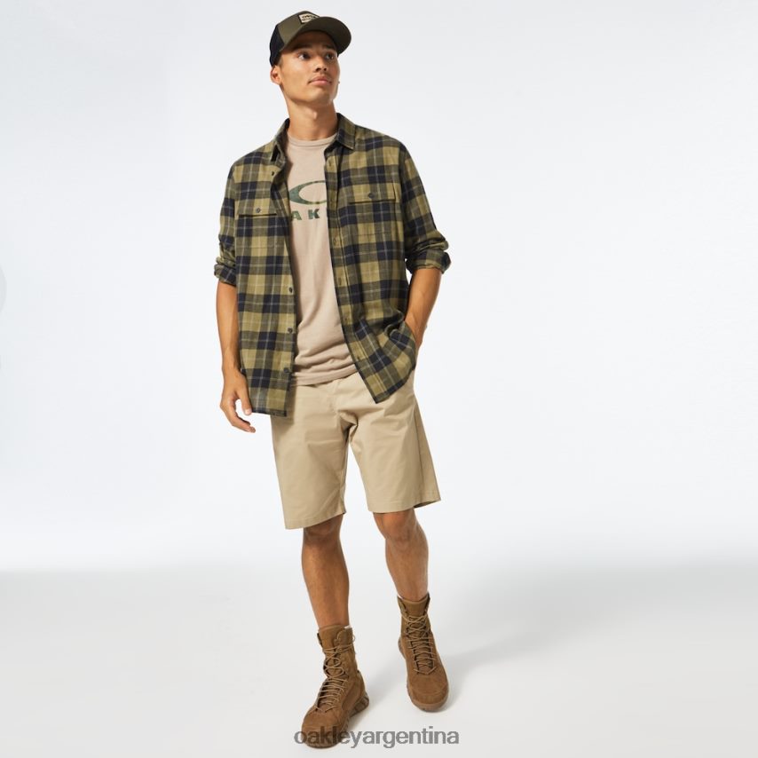 Oakley camiseta de corteza de camuflaje NBFV422523 ropa marrón