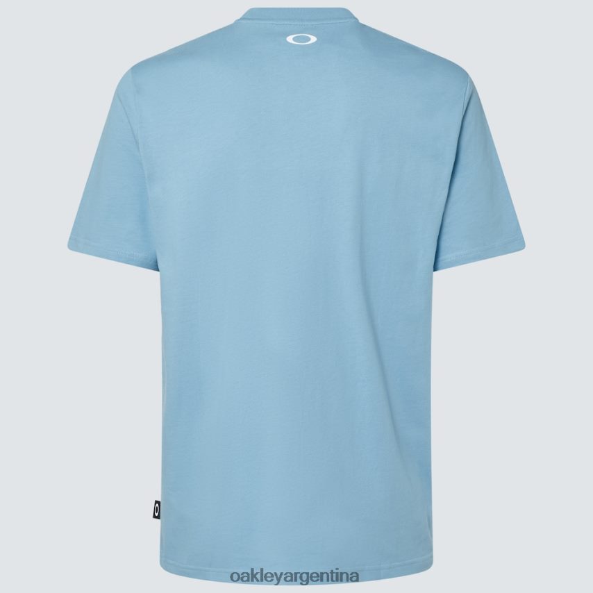 Oakley camiseta de golf mental NBFV422210 ropa azul lavado a la piedra