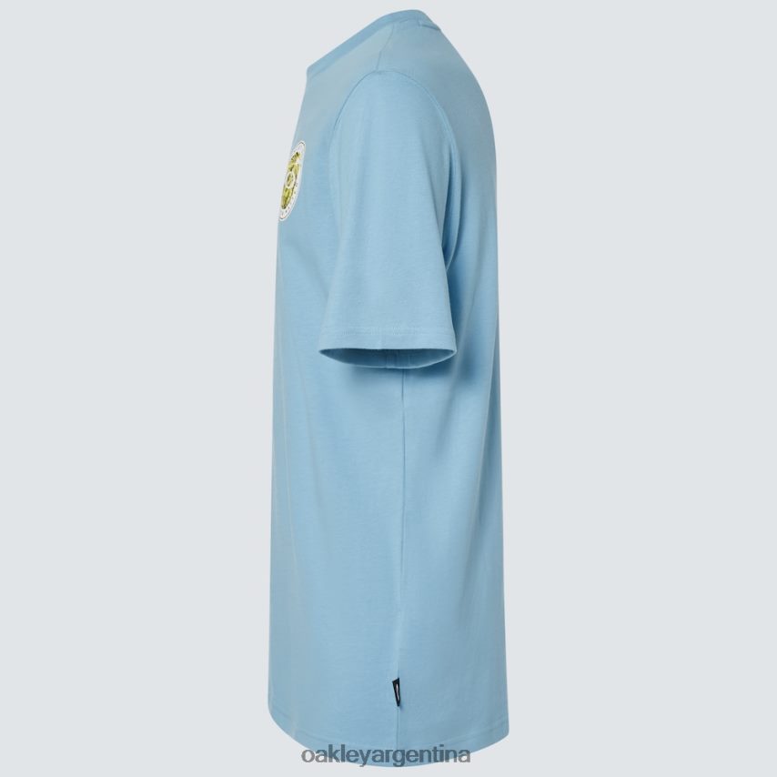 Oakley camiseta de golf mental NBFV422210 ropa azul lavado a la piedra