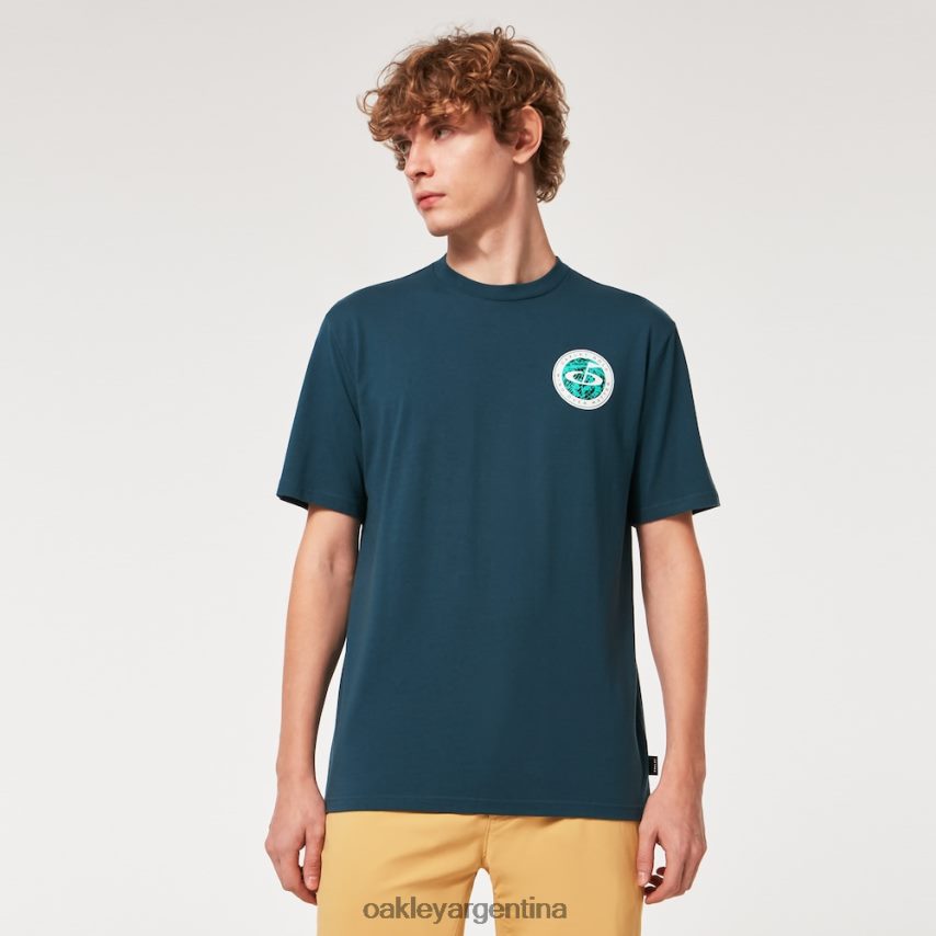 Oakley camiseta de golf mental NBFV422211 ropa azul aceite