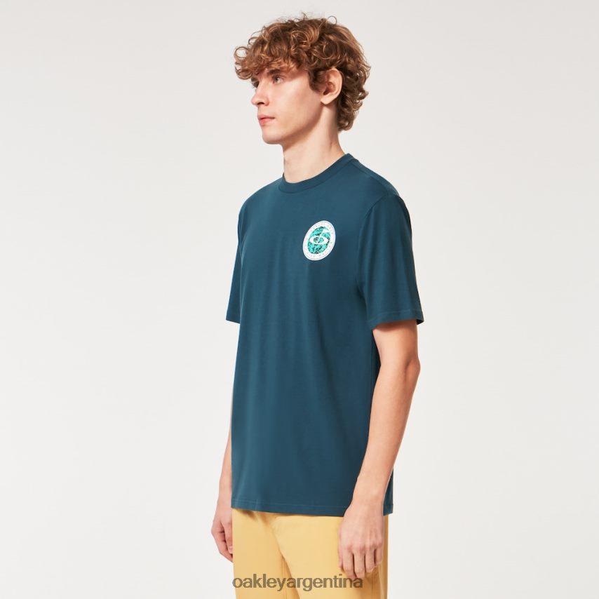 Oakley camiseta de golf mental NBFV422211 ropa azul aceite