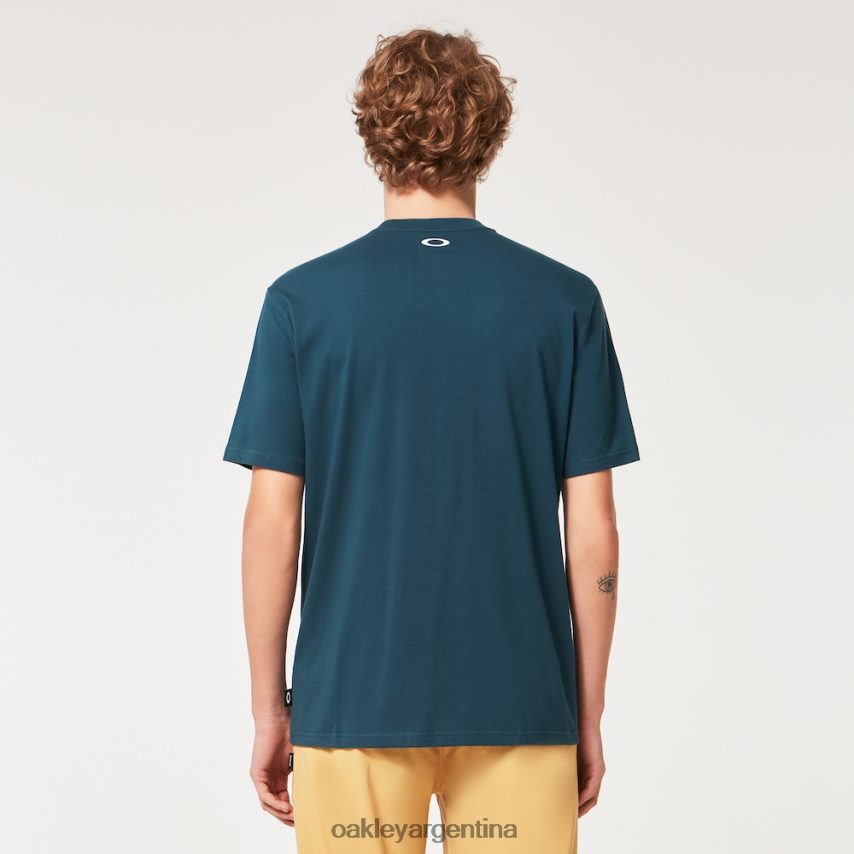 Oakley camiseta de golf mental NBFV422211 ropa azul aceite
