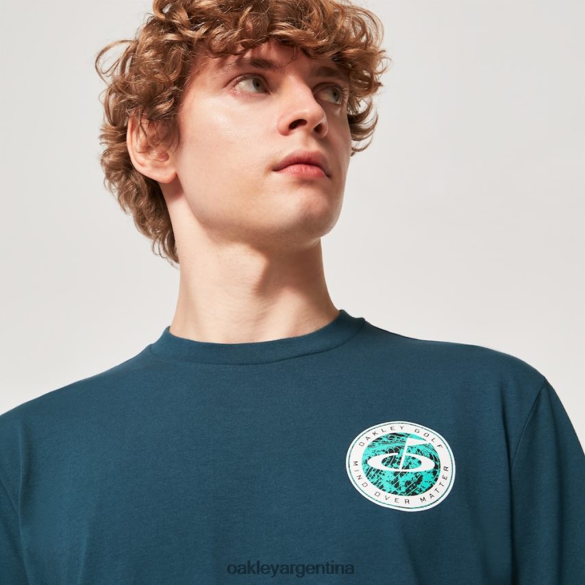Oakley camiseta de golf mental NBFV422211 ropa azul aceite