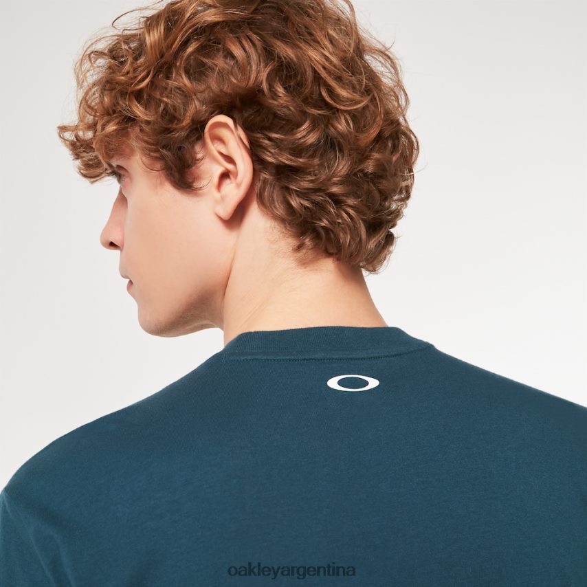 Oakley camiseta de golf mental NBFV422211 ropa azul aceite
