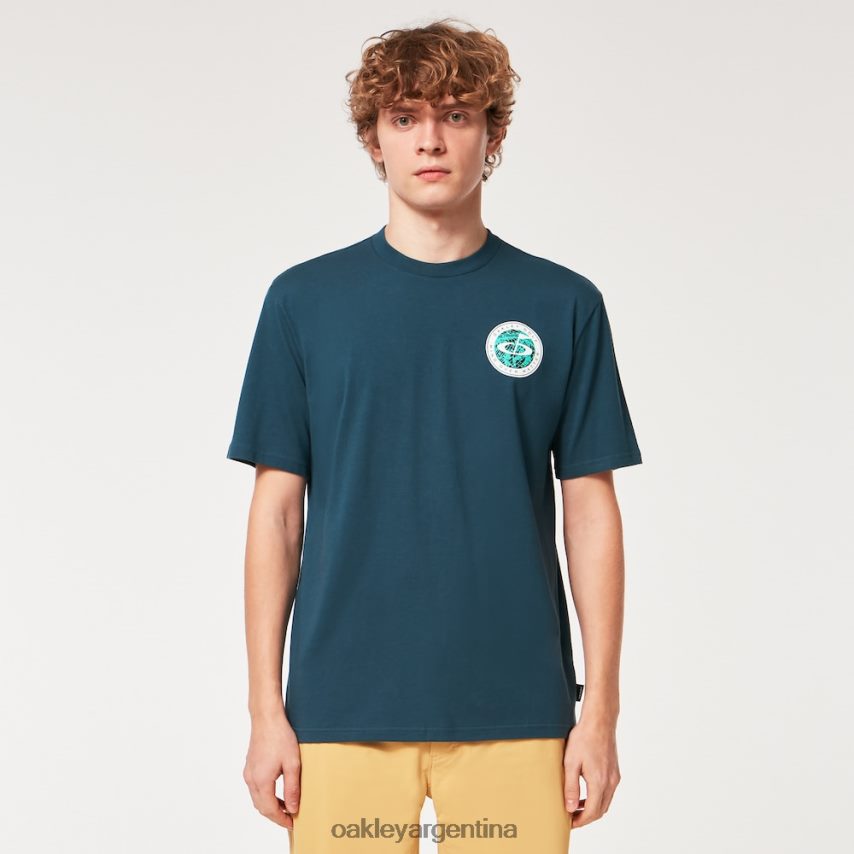 Oakley camiseta de golf mental NBFV422211 ropa azul aceite