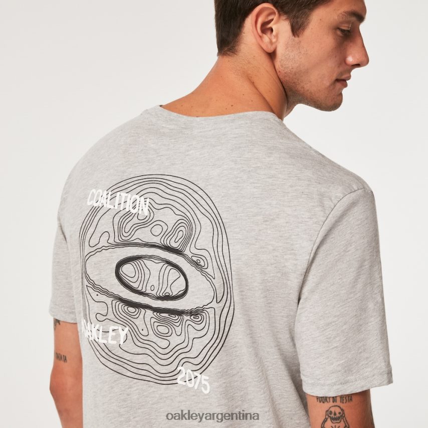 Oakley camiseta de la futura coalición NBFV422288 ropa nuevo granito hthr