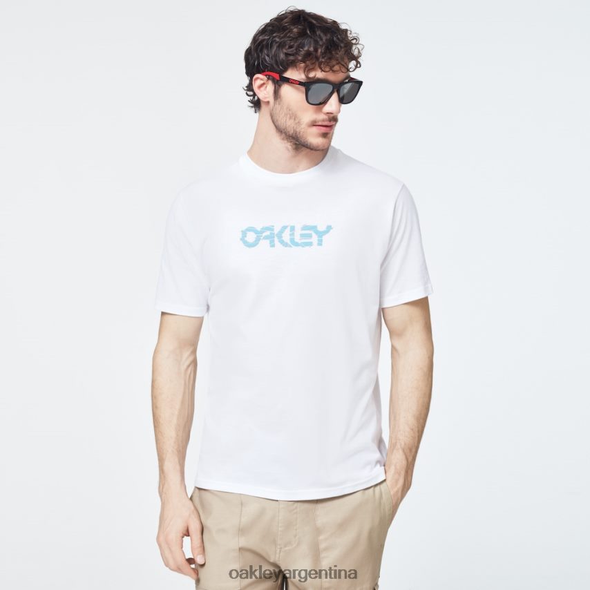 Oakley camiseta de manga corta con logo b1b cortado NBFV422403 ropa blanco