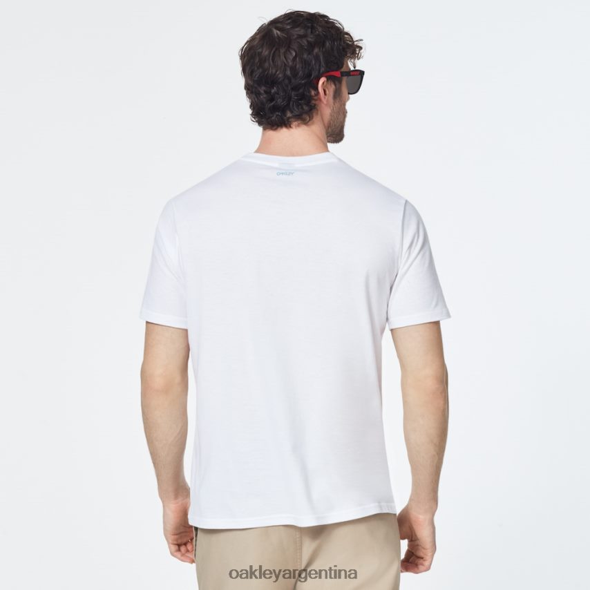 Oakley camiseta de manga corta con logo b1b cortado NBFV422403 ropa blanco