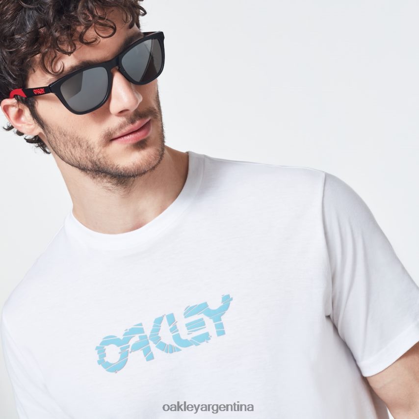 Oakley camiseta de manga corta con logo b1b cortado NBFV422403 ropa blanco