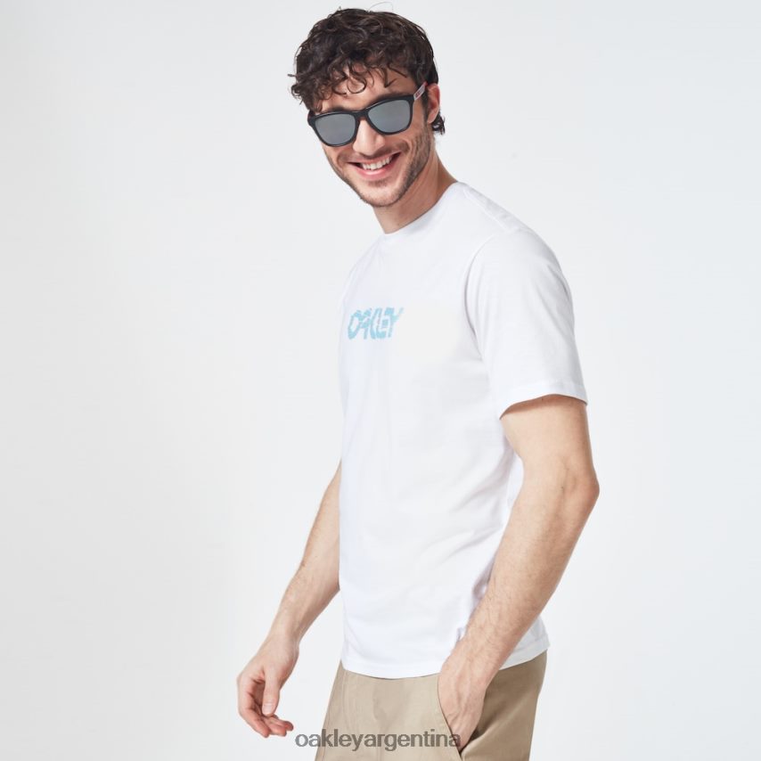 Oakley camiseta de manga corta con logo b1b cortado NBFV422403 ropa blanco