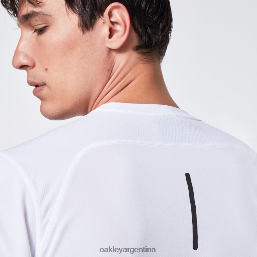 Oakley camiseta de manga corta de entrenamiento fundamental NBFV422407 ropa blanco