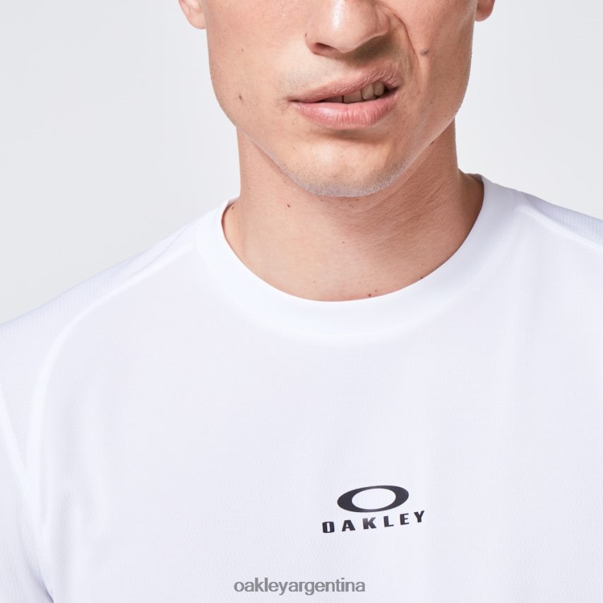 Oakley camiseta de manga corta de entrenamiento fundamental NBFV422407 ropa blanco