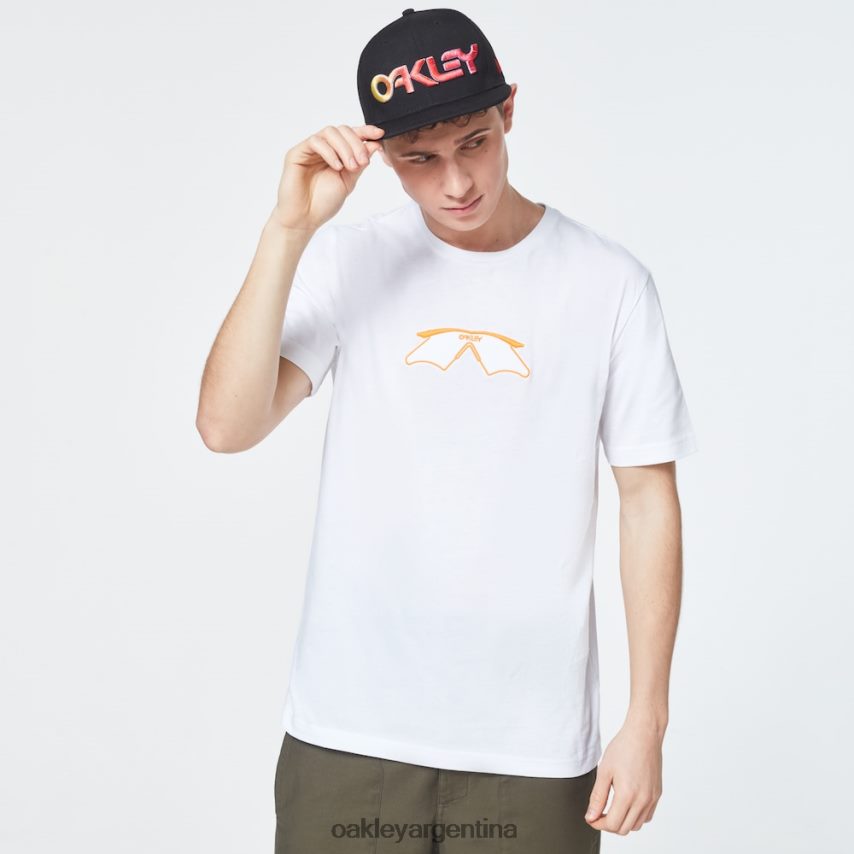 Oakley camiseta de manga corta mumbo NBFV422405 ropa blanco
