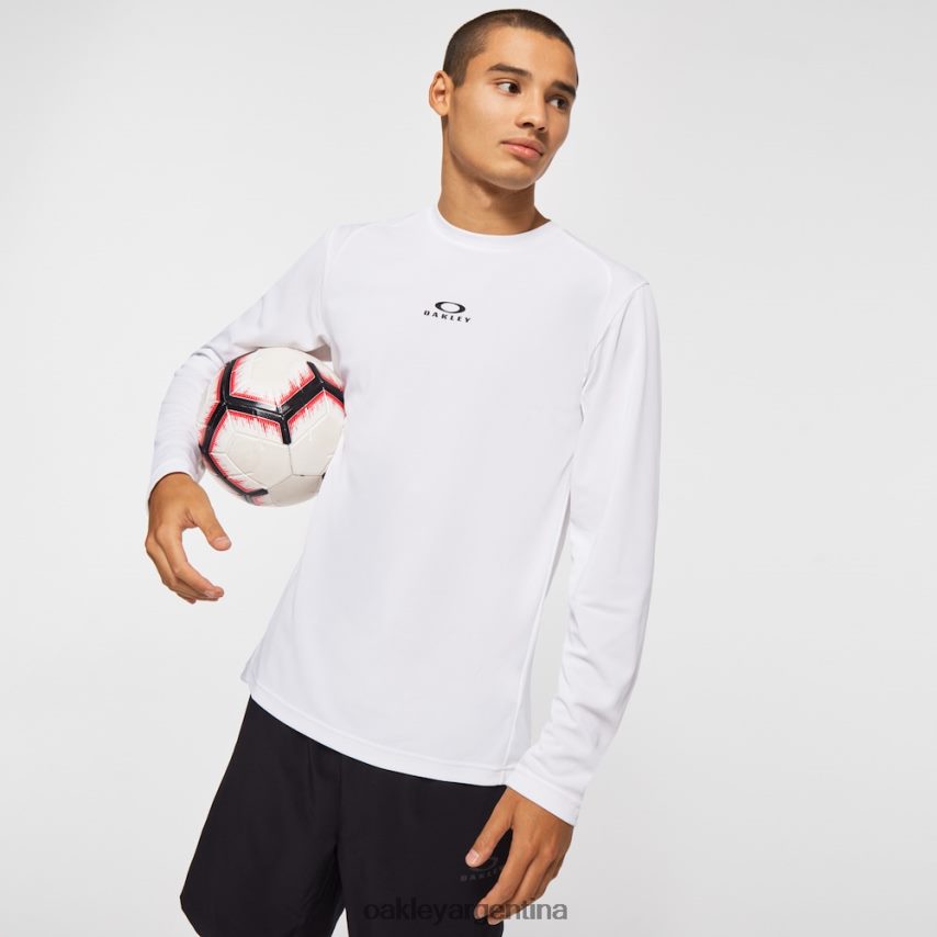 Oakley camiseta de manga larga de entrenamiento fundamental NBFV422409 ropa blanco