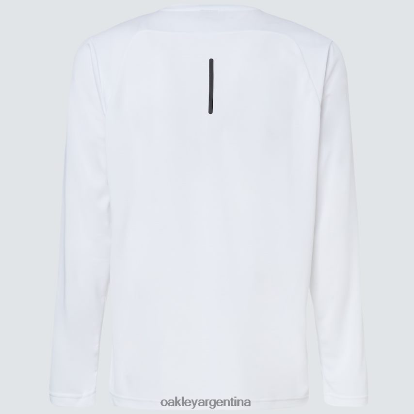 Oakley camiseta de manga larga de entrenamiento fundamental NBFV422409 ropa blanco