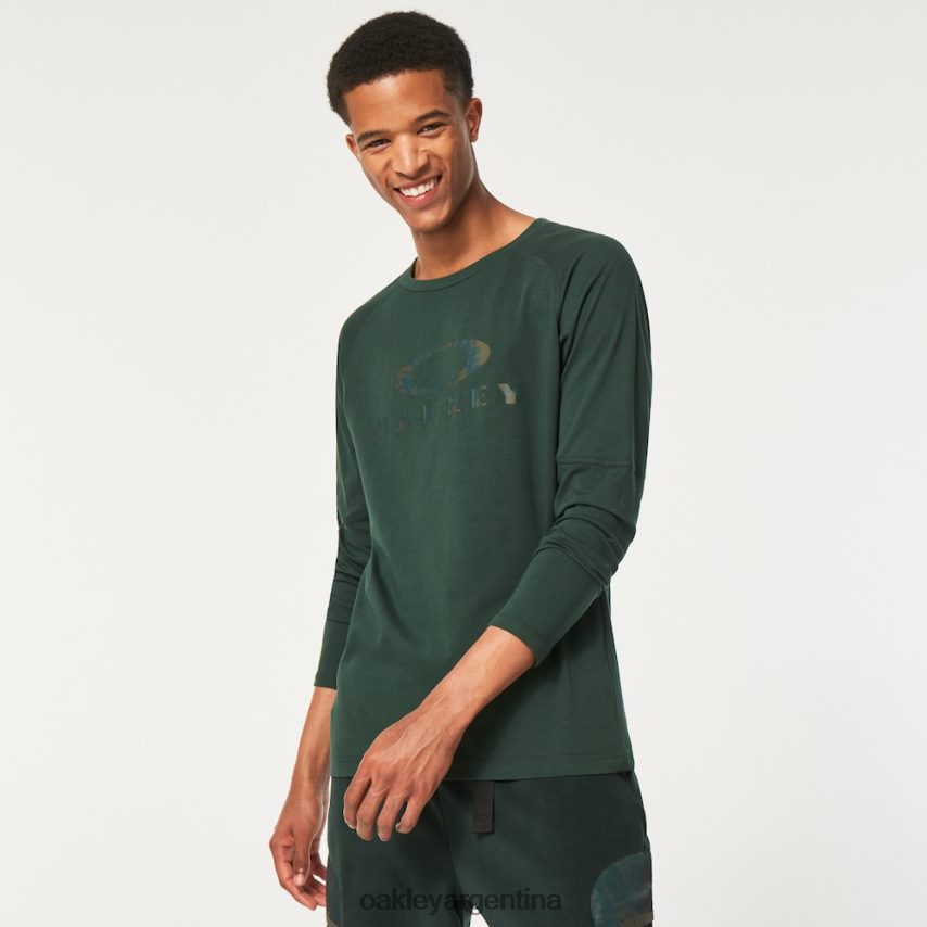 Oakley camiseta de pasión por los viajes NBFV422355 ropa cazador verde