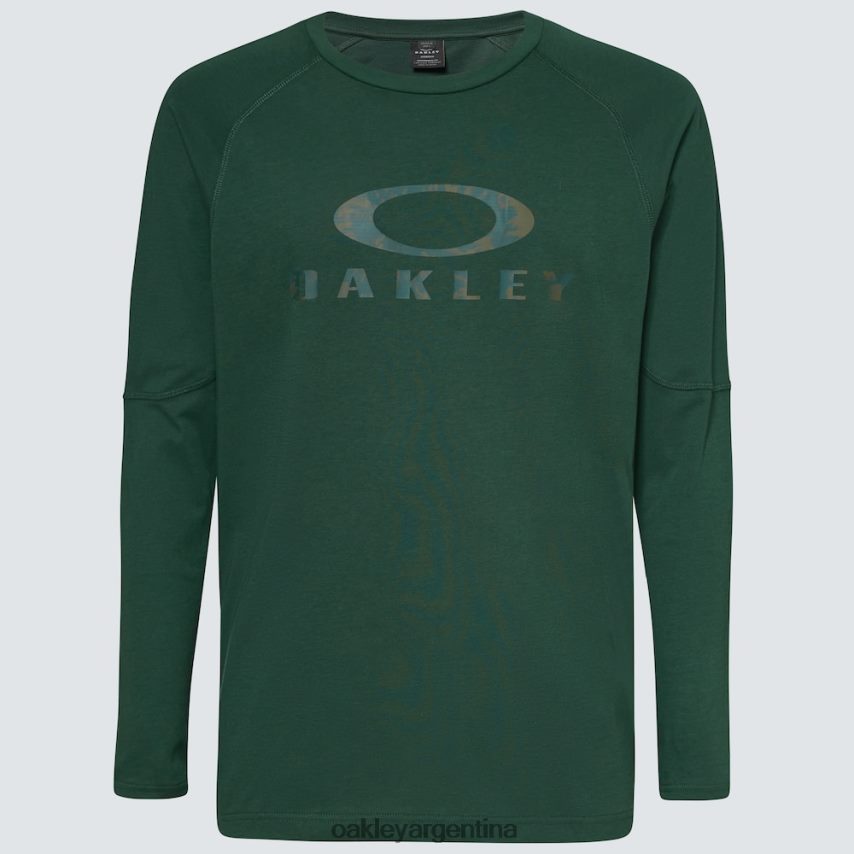 Oakley camiseta de pasión por los viajes NBFV422355 ropa cazador verde