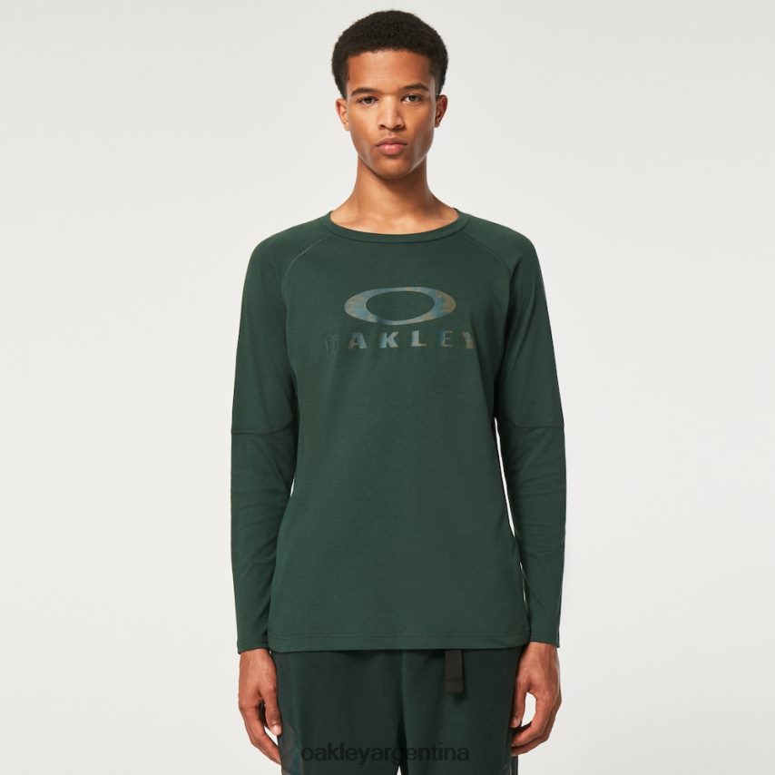 Oakley camiseta de pasión por los viajes NBFV422355 ropa cazador verde