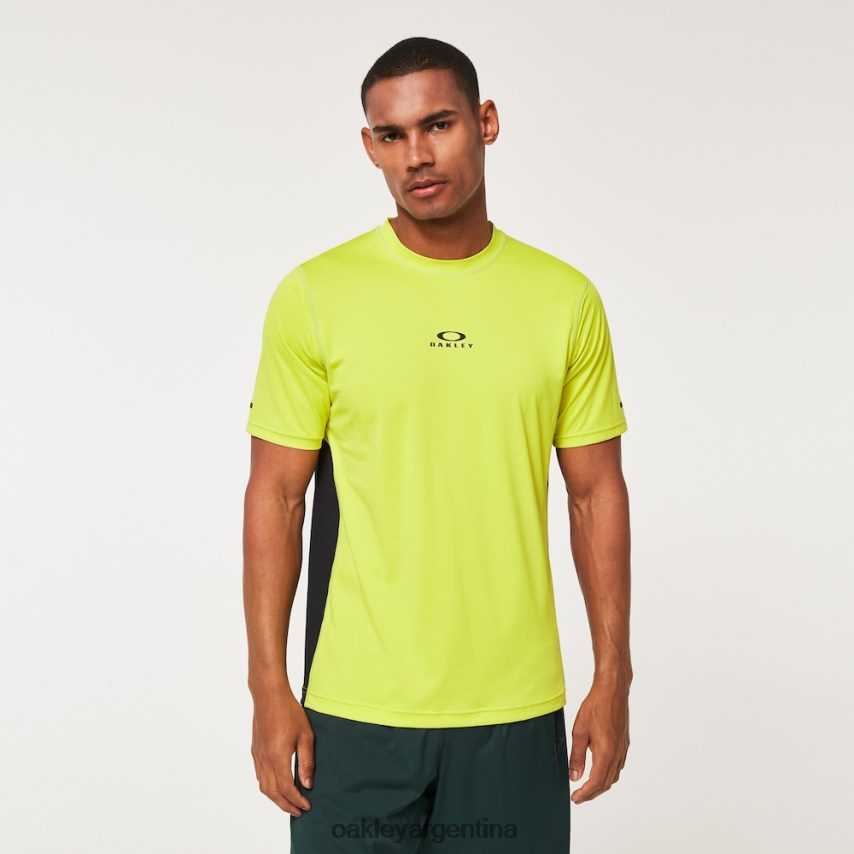 Oakley camiseta de persecución lite ss NBFV422148 ropa azufre