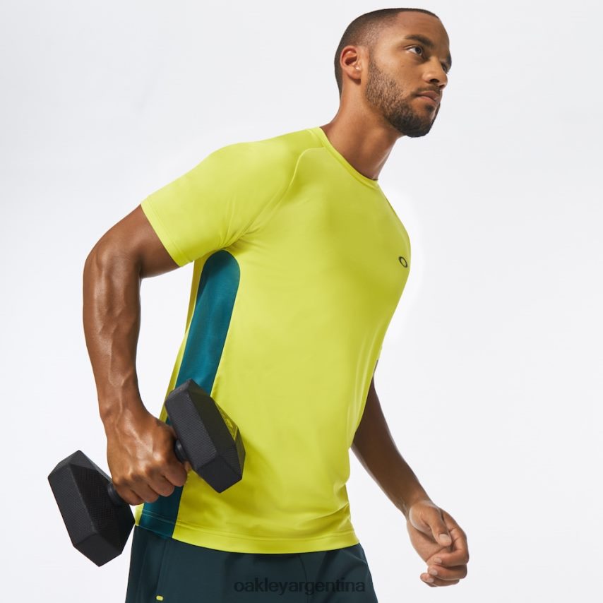 Oakley camiseta de rendimiento ss NBFV422495 ropa amarillo fluo