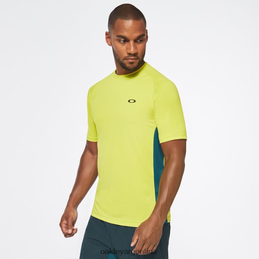 Oakley camiseta de rendimiento ss NBFV422495 ropa amarillo fluo